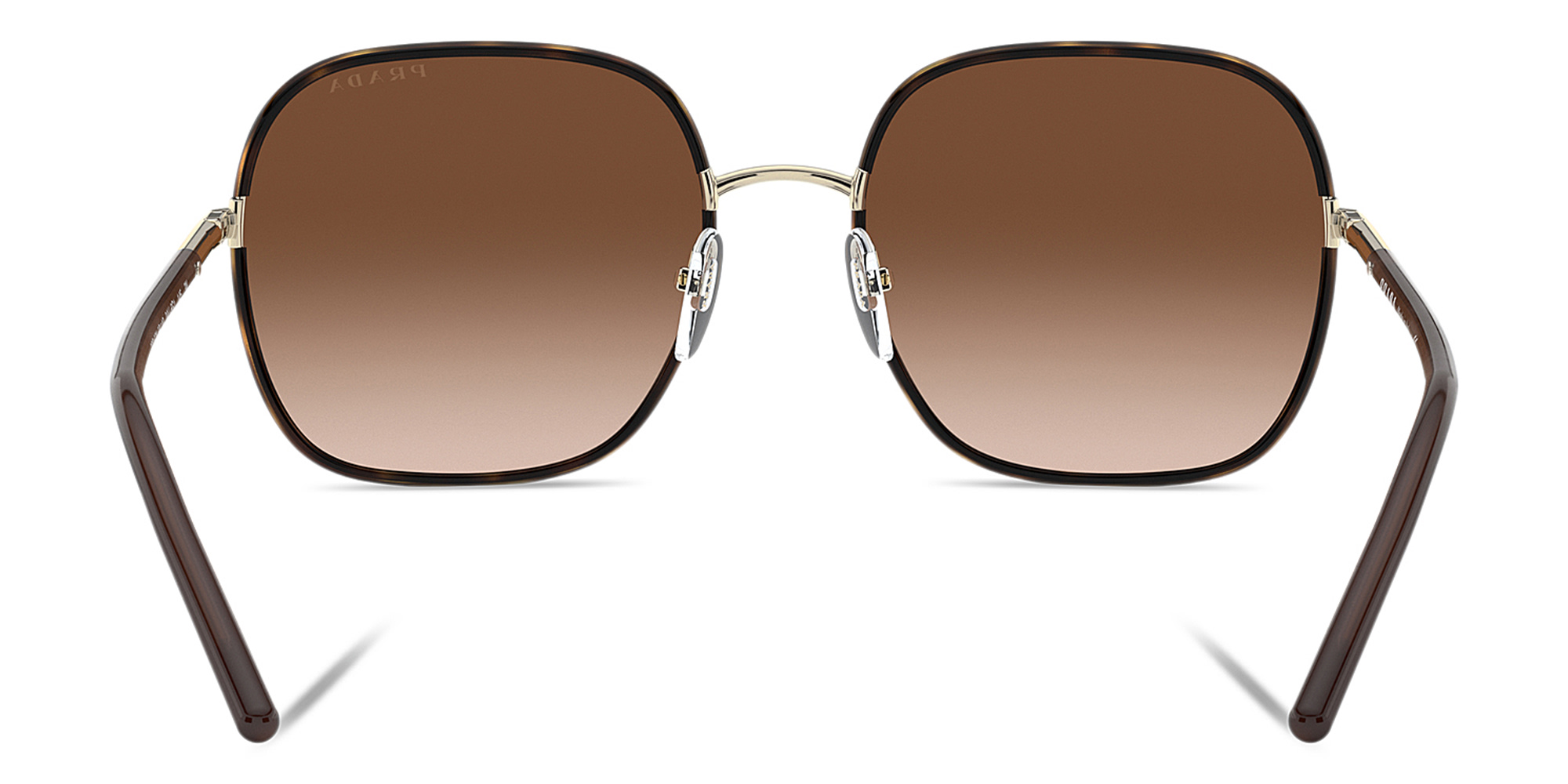 PRADA Square Sunglasses in Brown – Product Photo 4