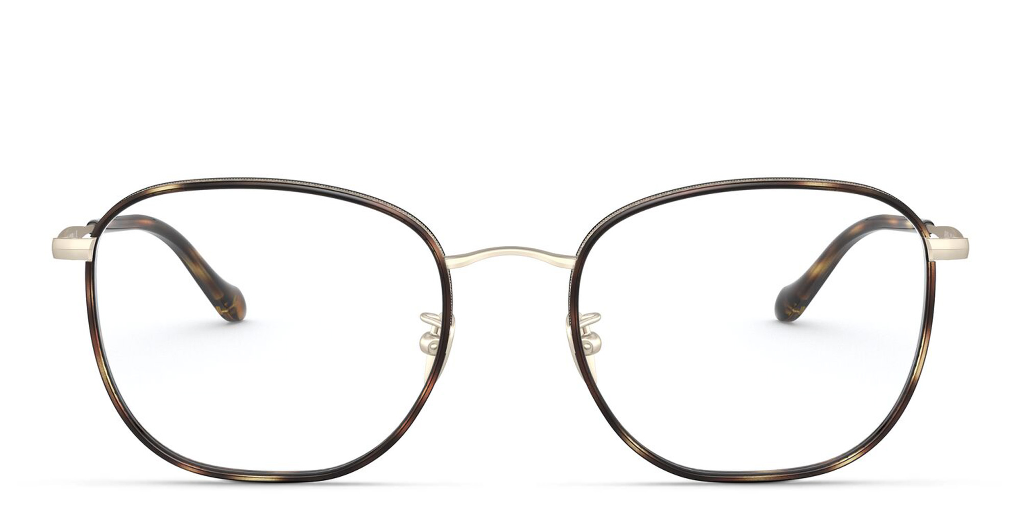 GIORGIO ARMANI Square Eyeglasses in Brown Havana – Product Photo 1