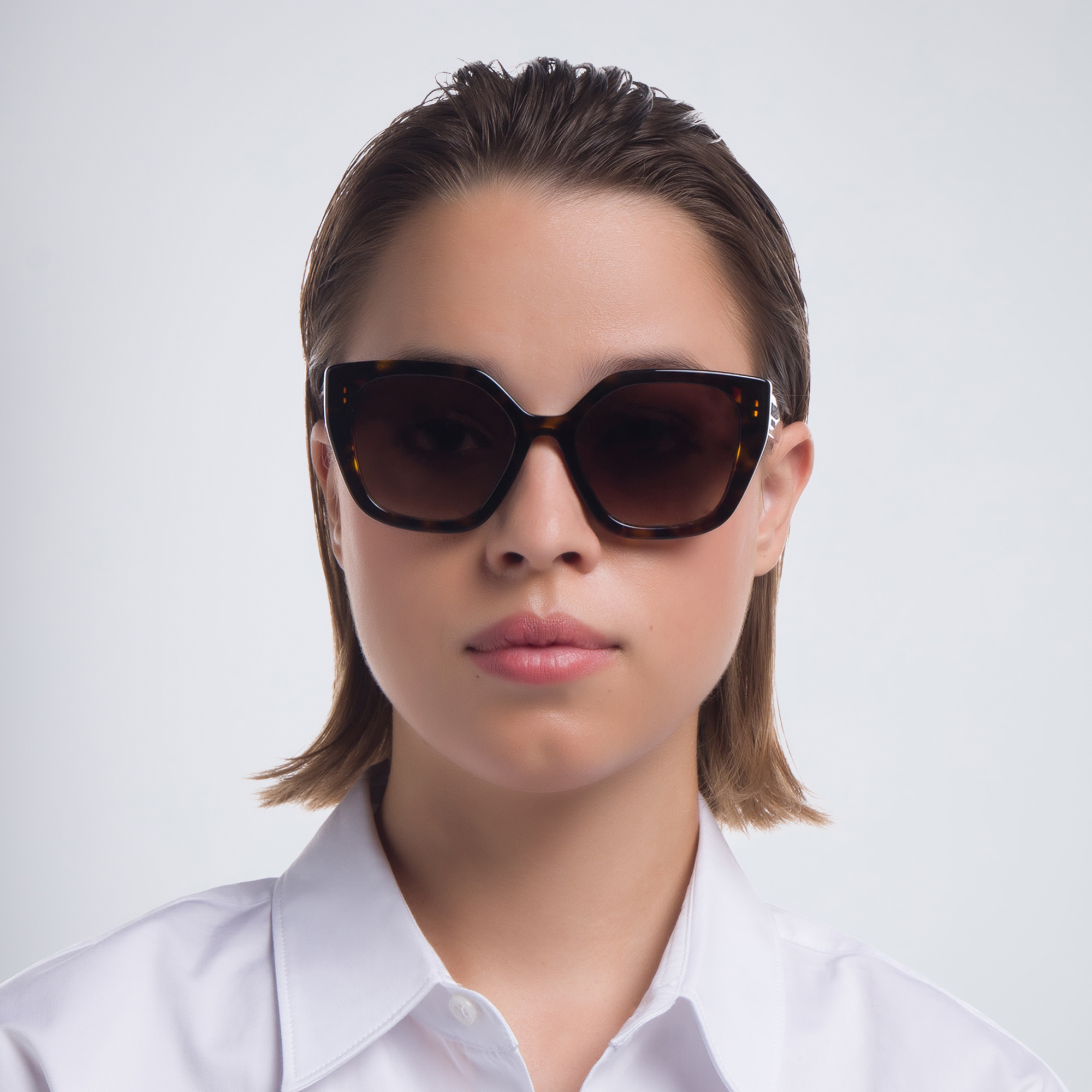 PRADA Cat Eye Sunglasses in Havana – Product Photo 5