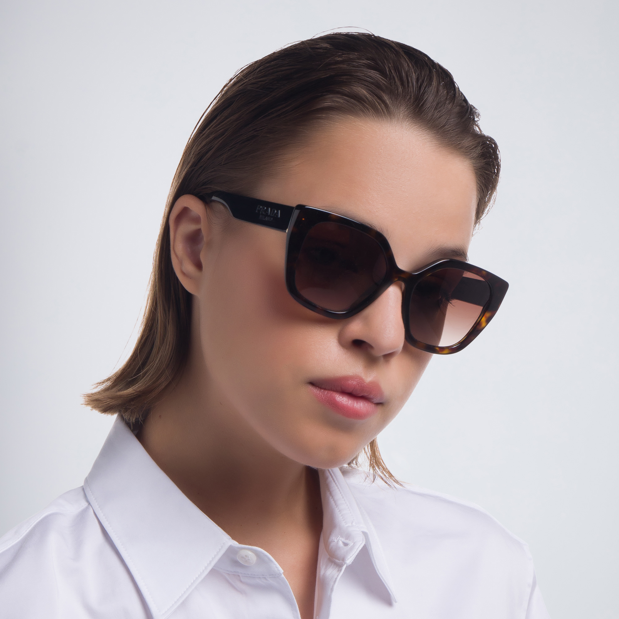 PRADA Cat Eye Sunglasses in Havana – Product Photo 6