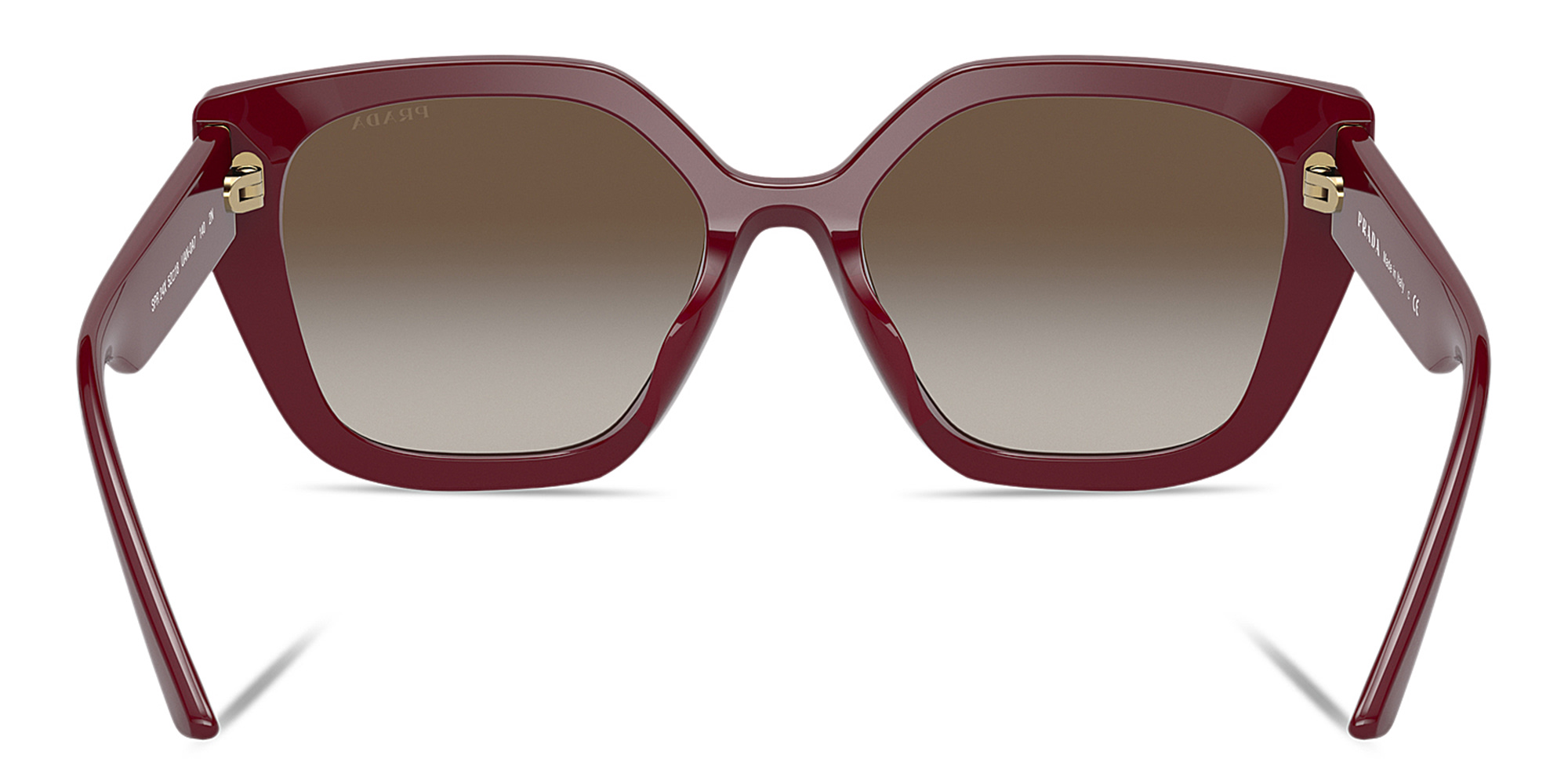 Shop PRADA Cat Eye Sunglasses in Bordeaux online.