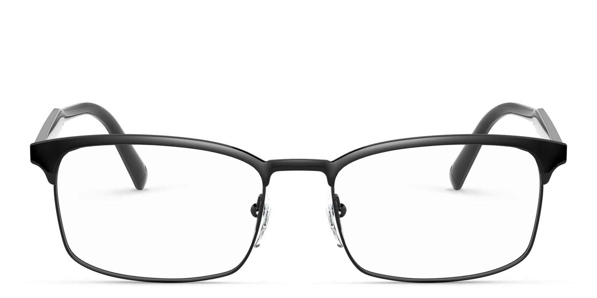 PRADA Rectangle Eyeglasses in Black – Product Photo 1