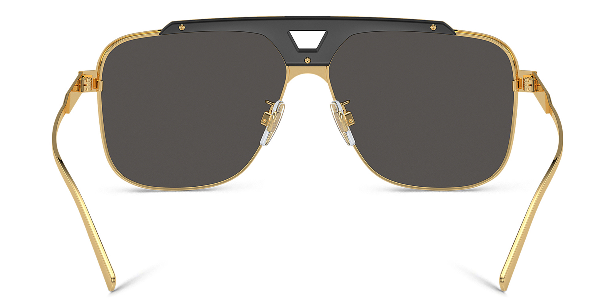 Dolce & Gabbana Square Sunglasses in Gold/Matte Black – Product Photo 4