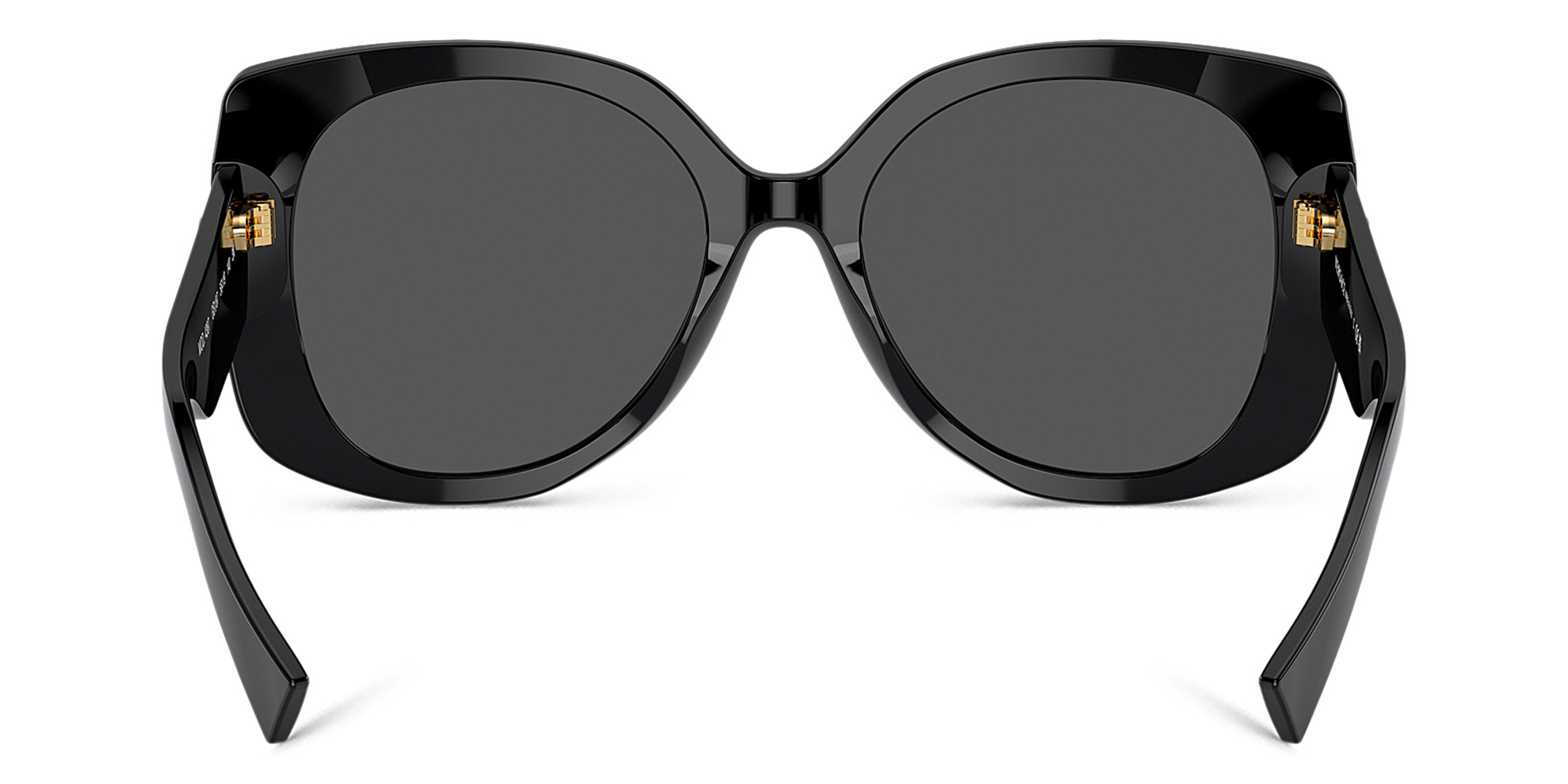 VERSACE Medusa Oversized Sunglasses in Black – Product Photo 4