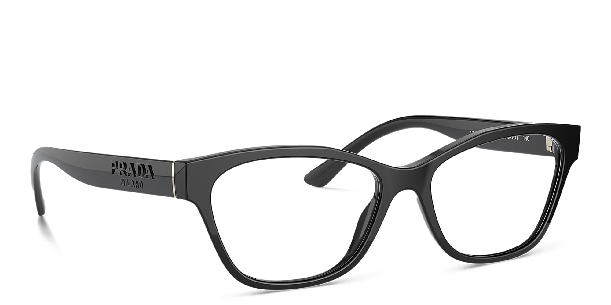 PRADA Rectangle Eyeglasses in Black – Product Photo 4