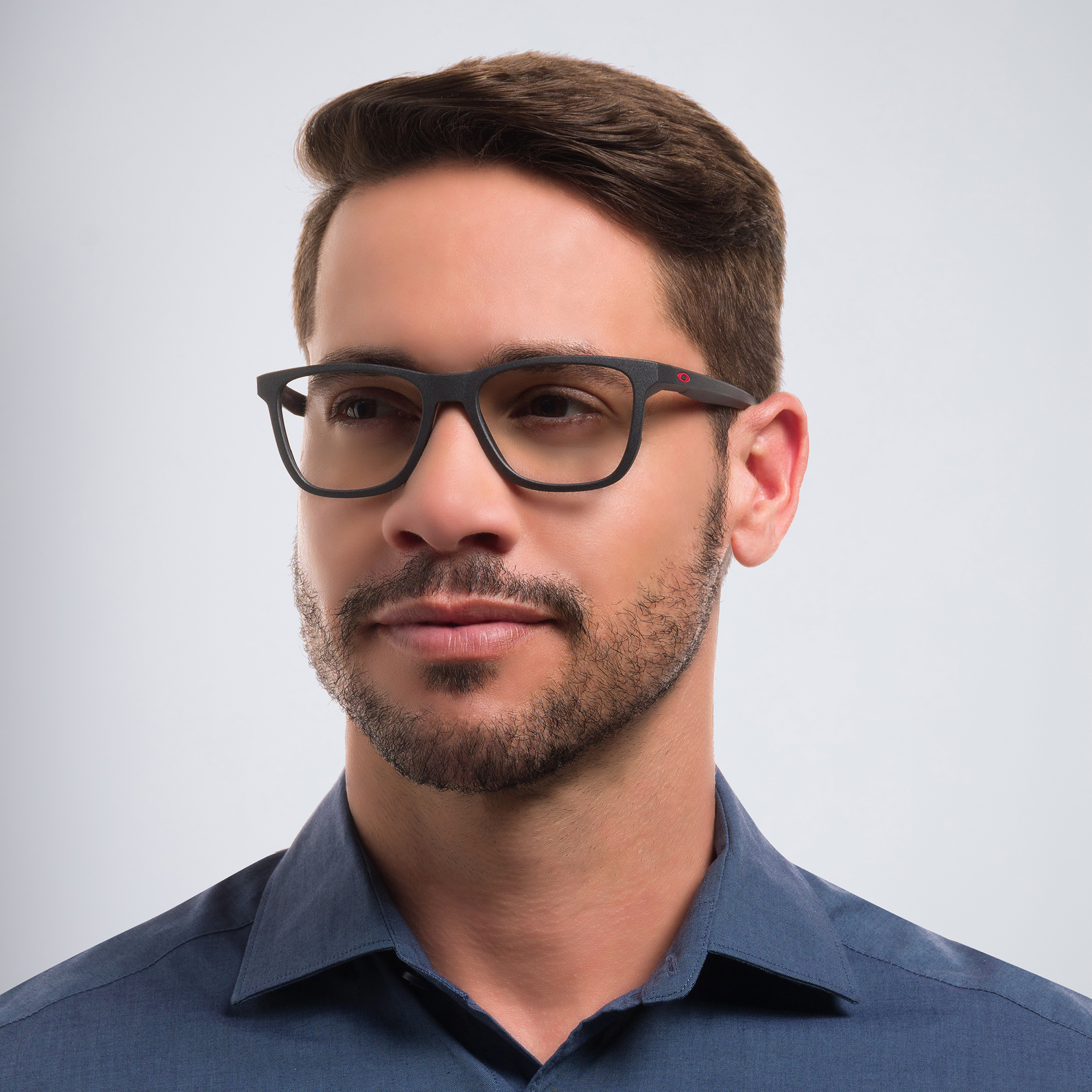 Oakley Centerboard Square Eyeglasses in Satin Light Steel – Product Photo 5