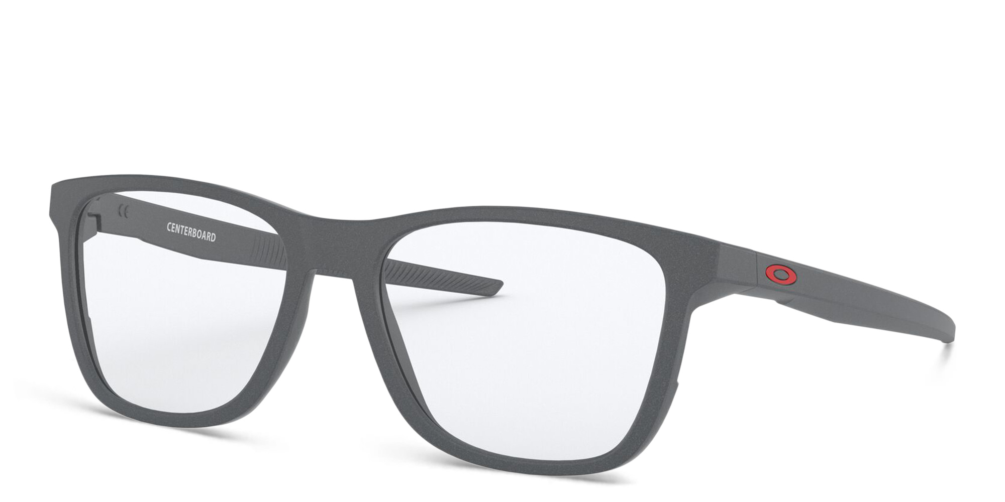 Oakley Centerboard Square Eyeglasses in Satin Light Steel – Product Photo 2