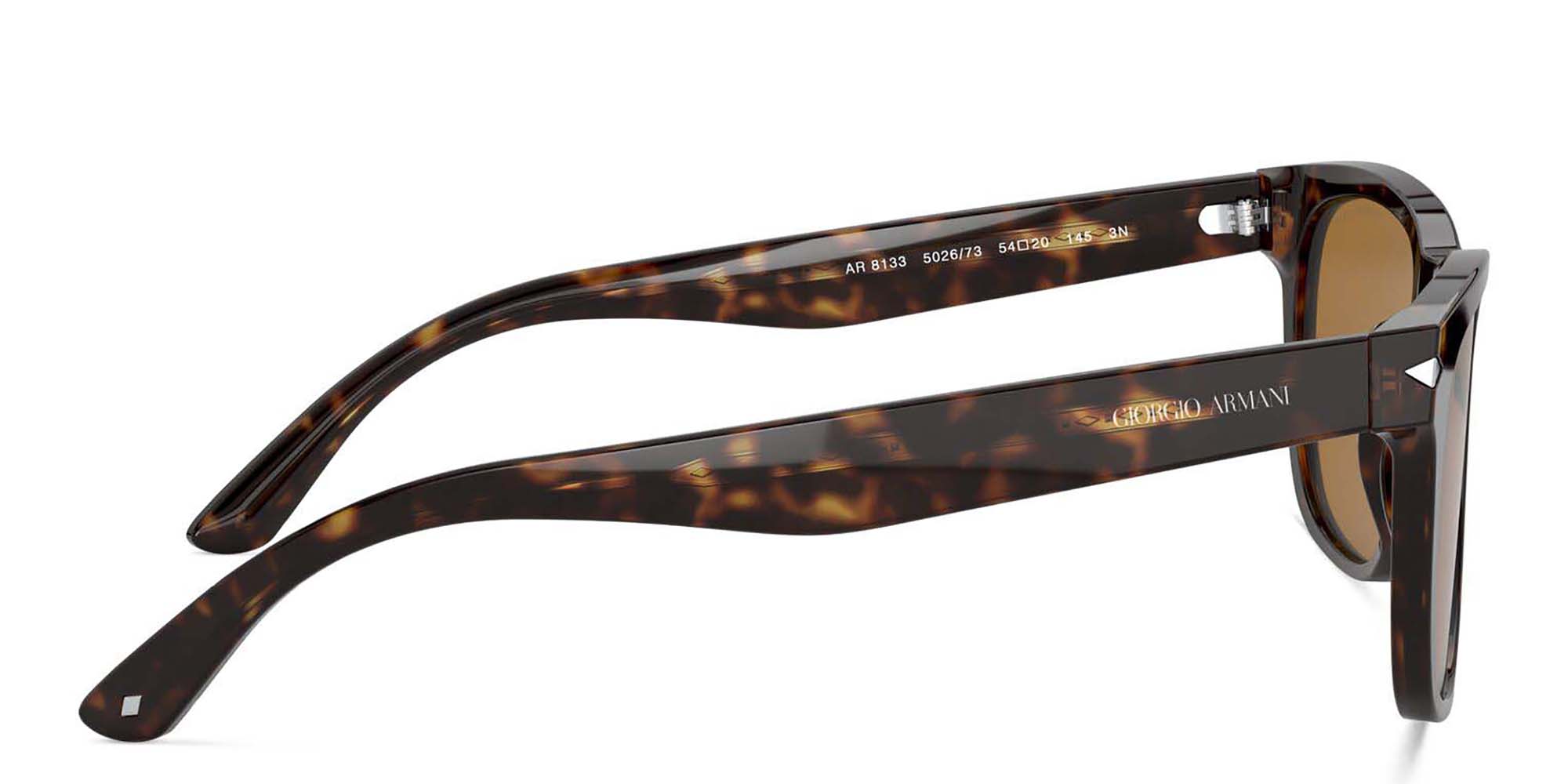 GIORGIO ARMANI Square Sunglasses in Havana – Product Photo 3