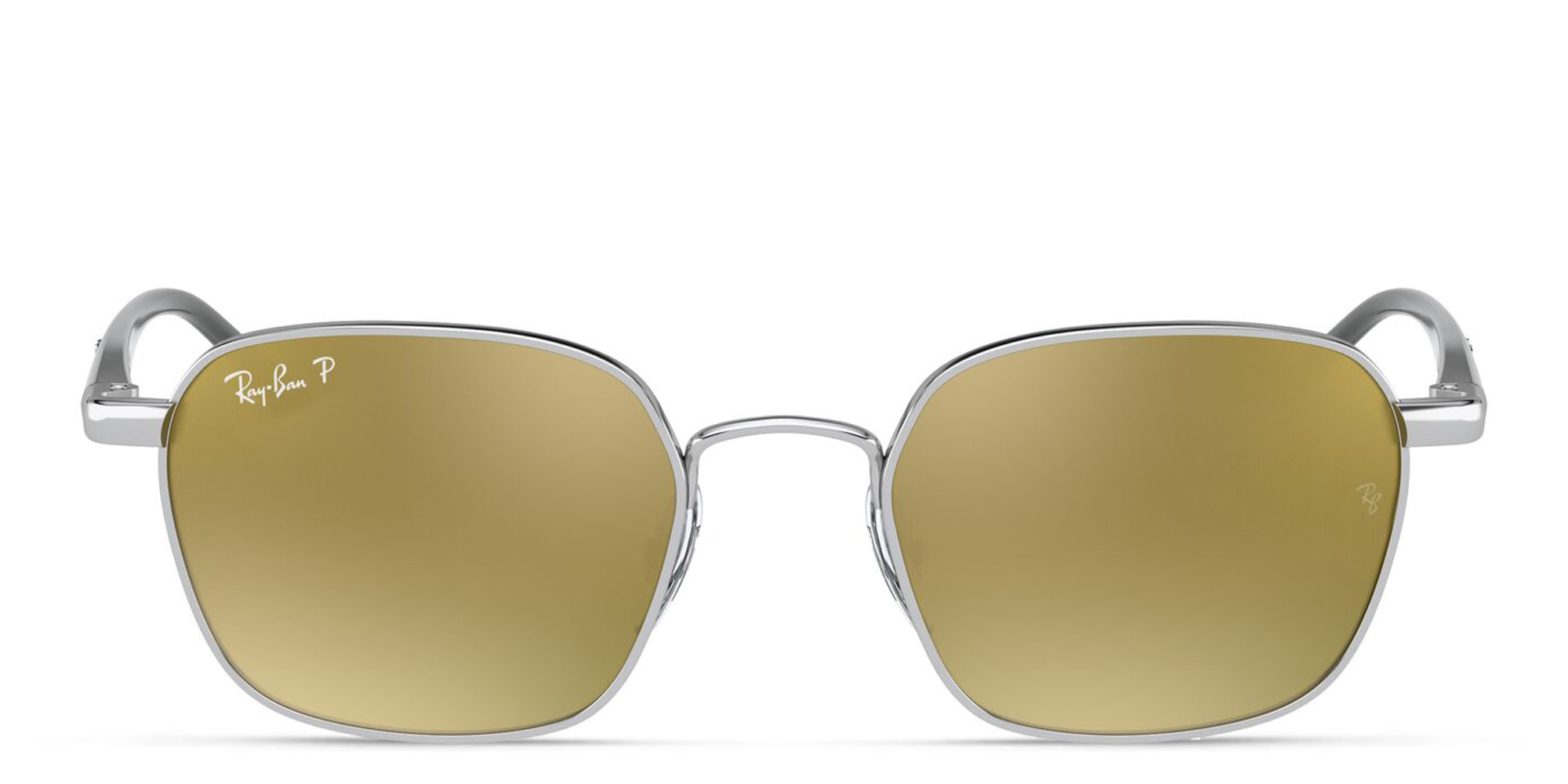 Ray-Ban Square Sunglasses in Silver – Product Photo 1