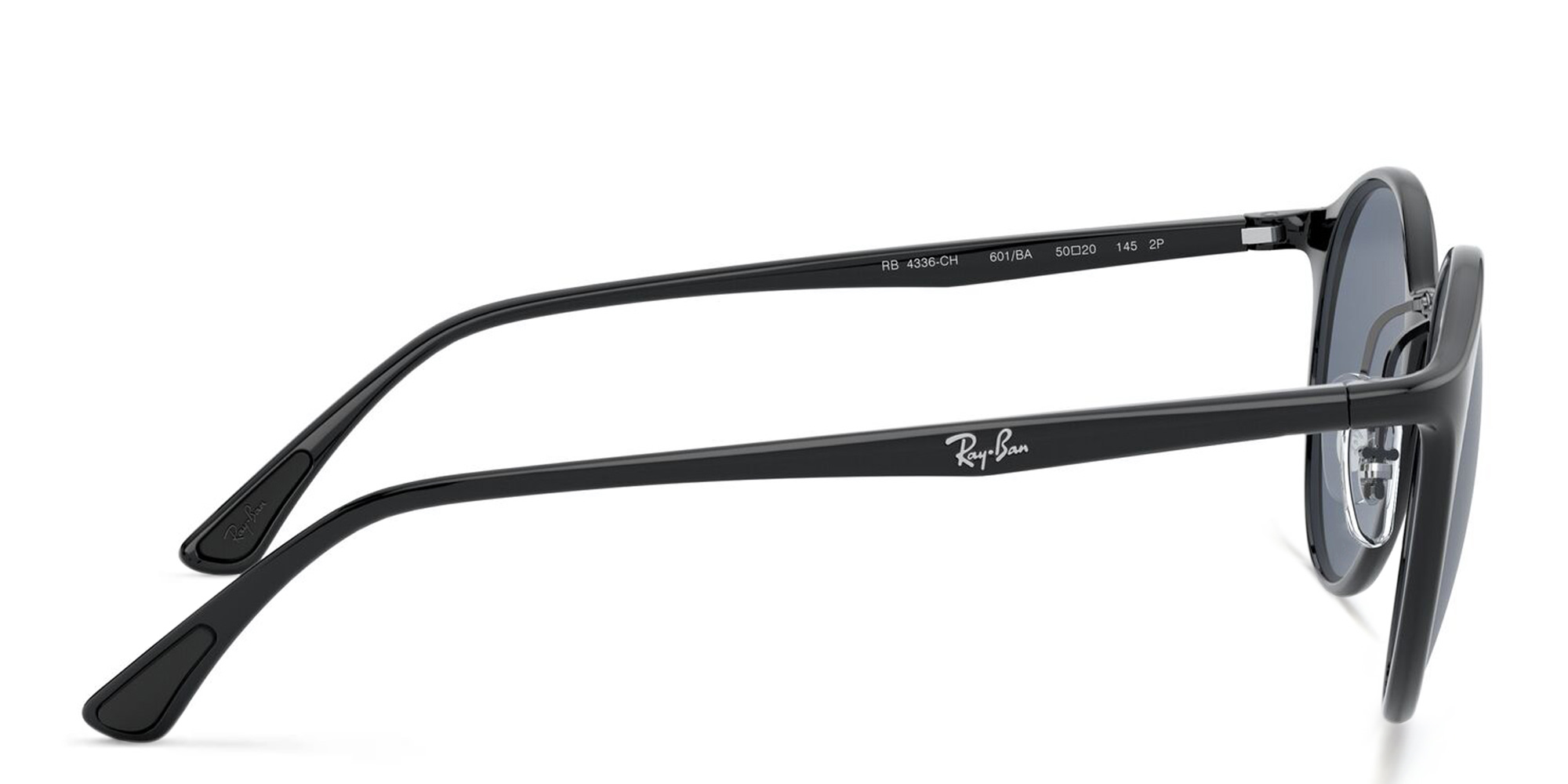 Ray-Ban Unisex Round Sunglasses in Black – Product Photo 3