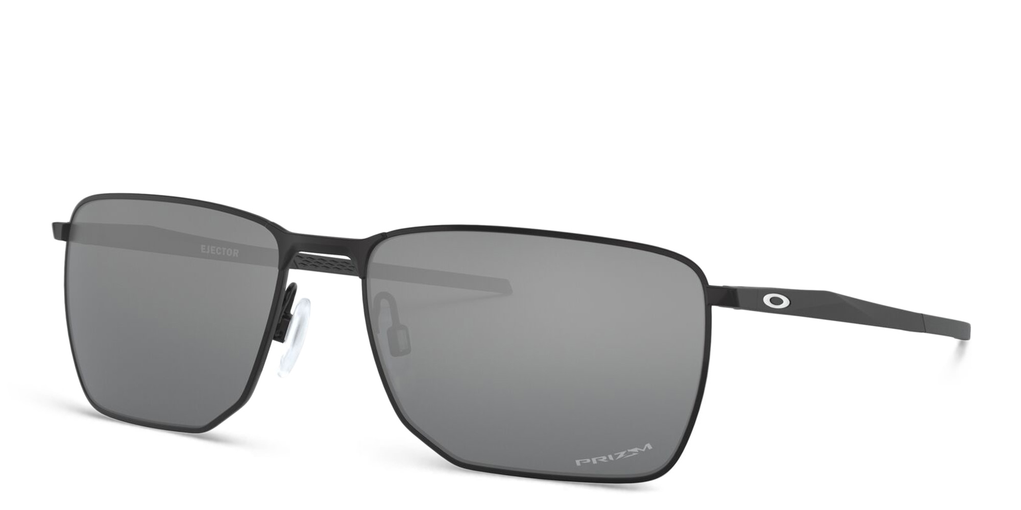 نظارة شمسية إجكتور بإطار مستطيل من اوكلي بلون أسود - صورة المنتج 2