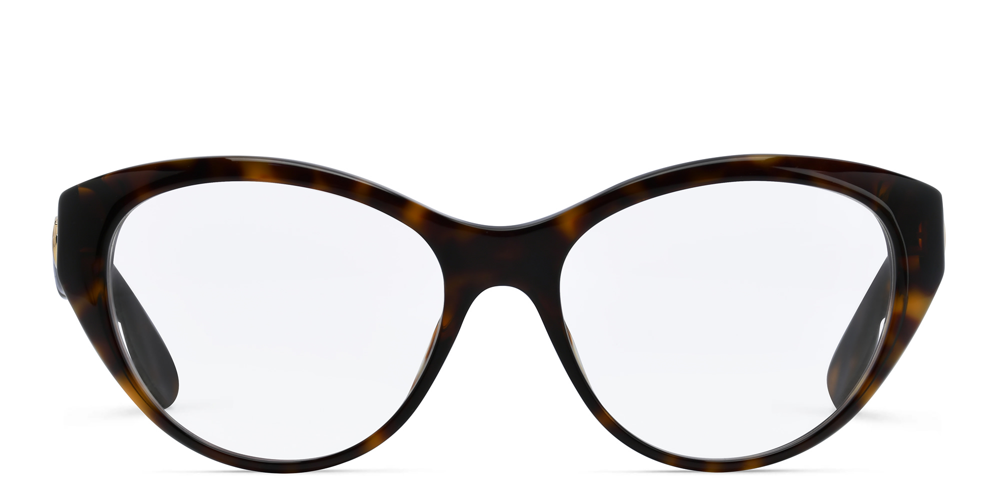 GUCCI Wide Cat Eye Eyeglasses in Havana – Product Photo 1