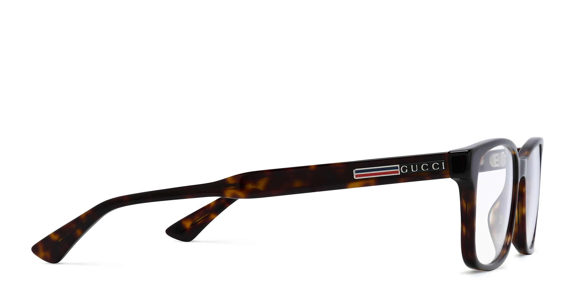 نظارة طبية مستطيلة كبيرة من غوتشي بلون مموه - صورة المنتج 3