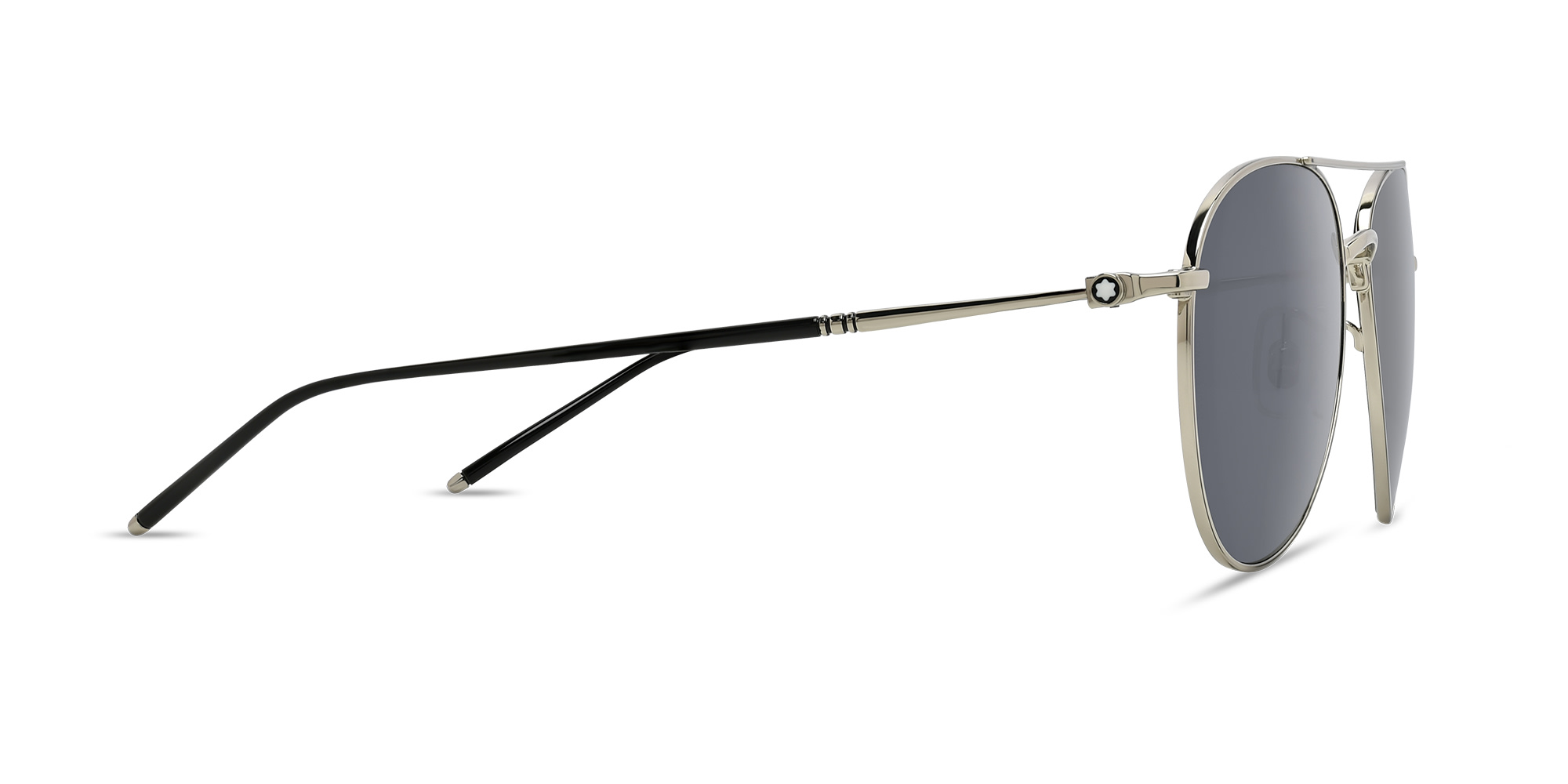 تسوق نظارة شمسية أفياتور مونت بلانك بلون فضي أونلاين.