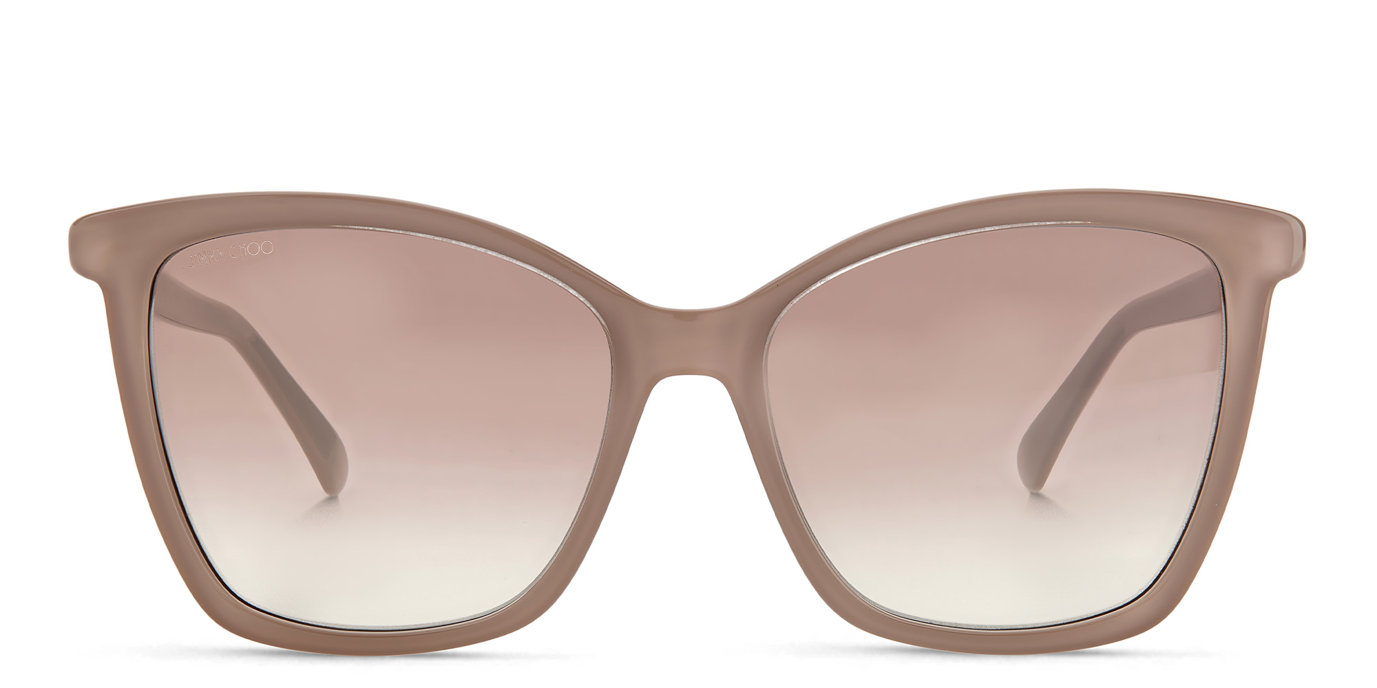 JIMMY CHOO Cat-Eye Sunglasses in Nude – Product Photo 1