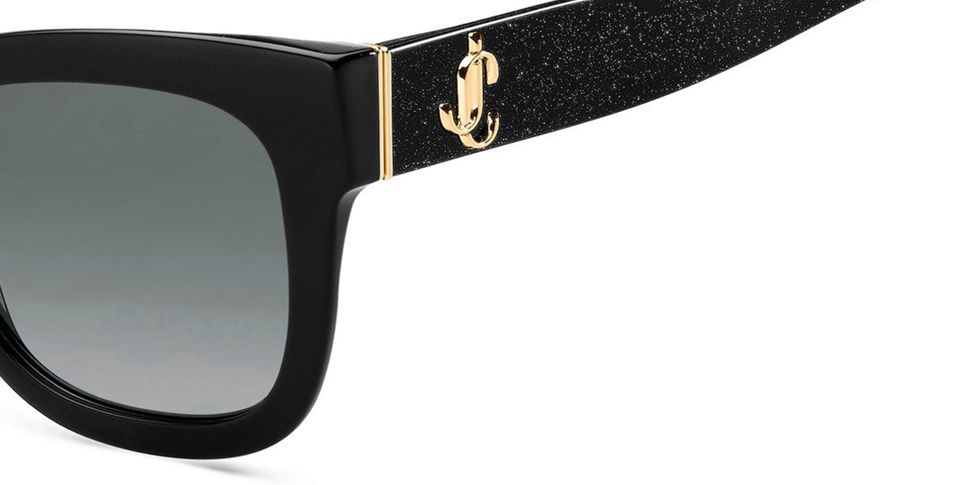 تسوق نظارة شمسية جان /أس بإطار كات آي جيمي تشو بلون Glitter Black أونلاين.