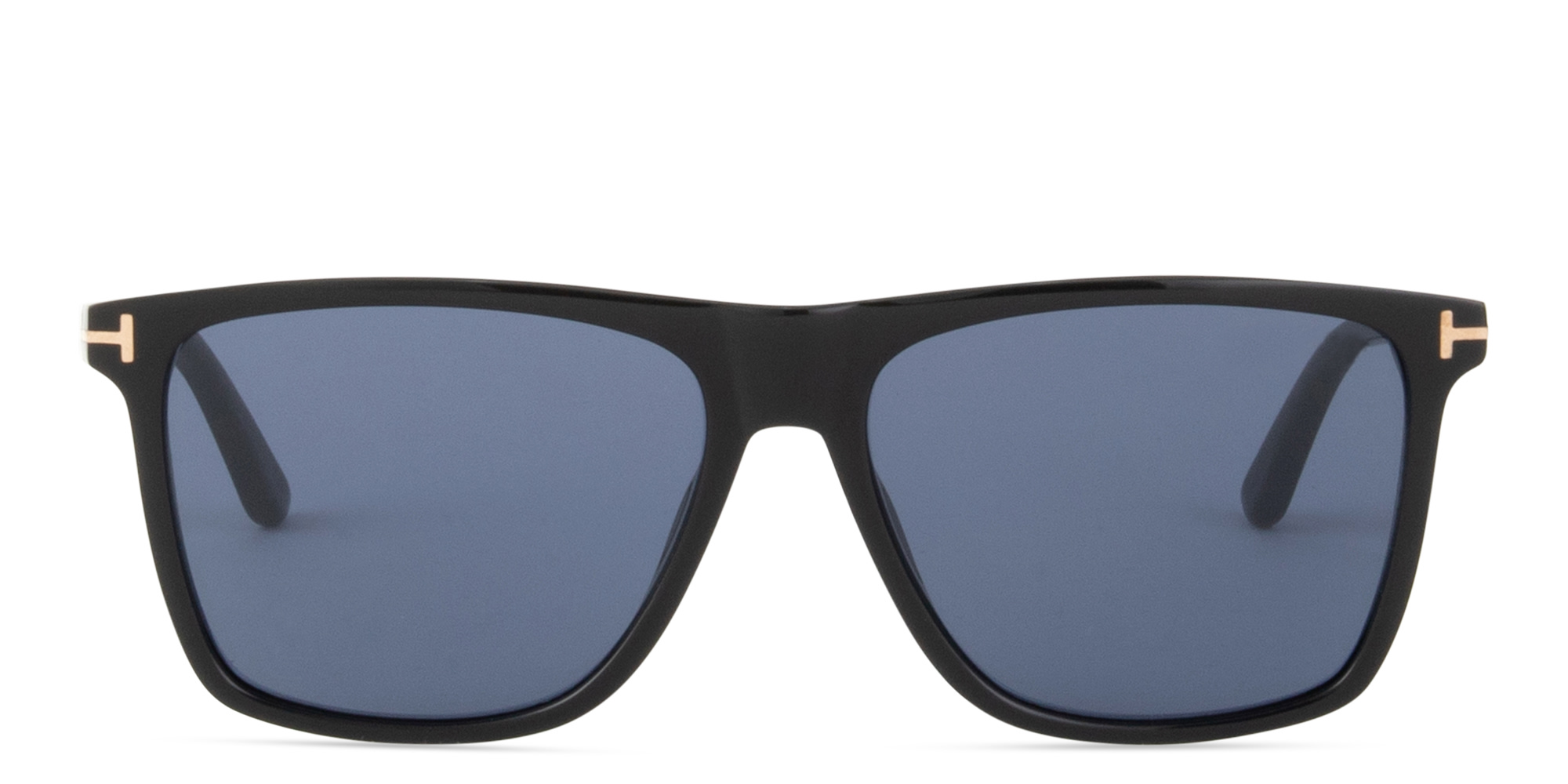Shop TOM FORD Fletcher Square Sunglasses in Black online.