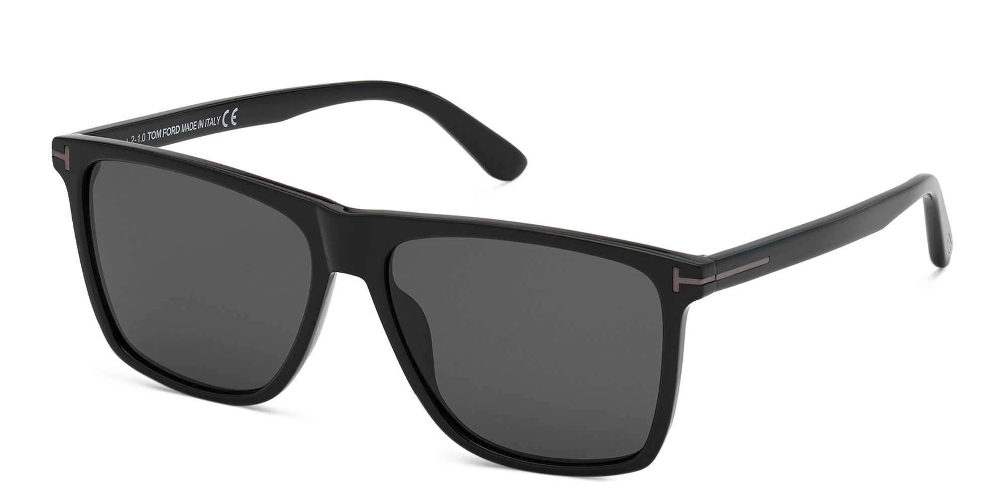 TOM FORD Square Sunglasses in Shiny Black – Product Photo 2