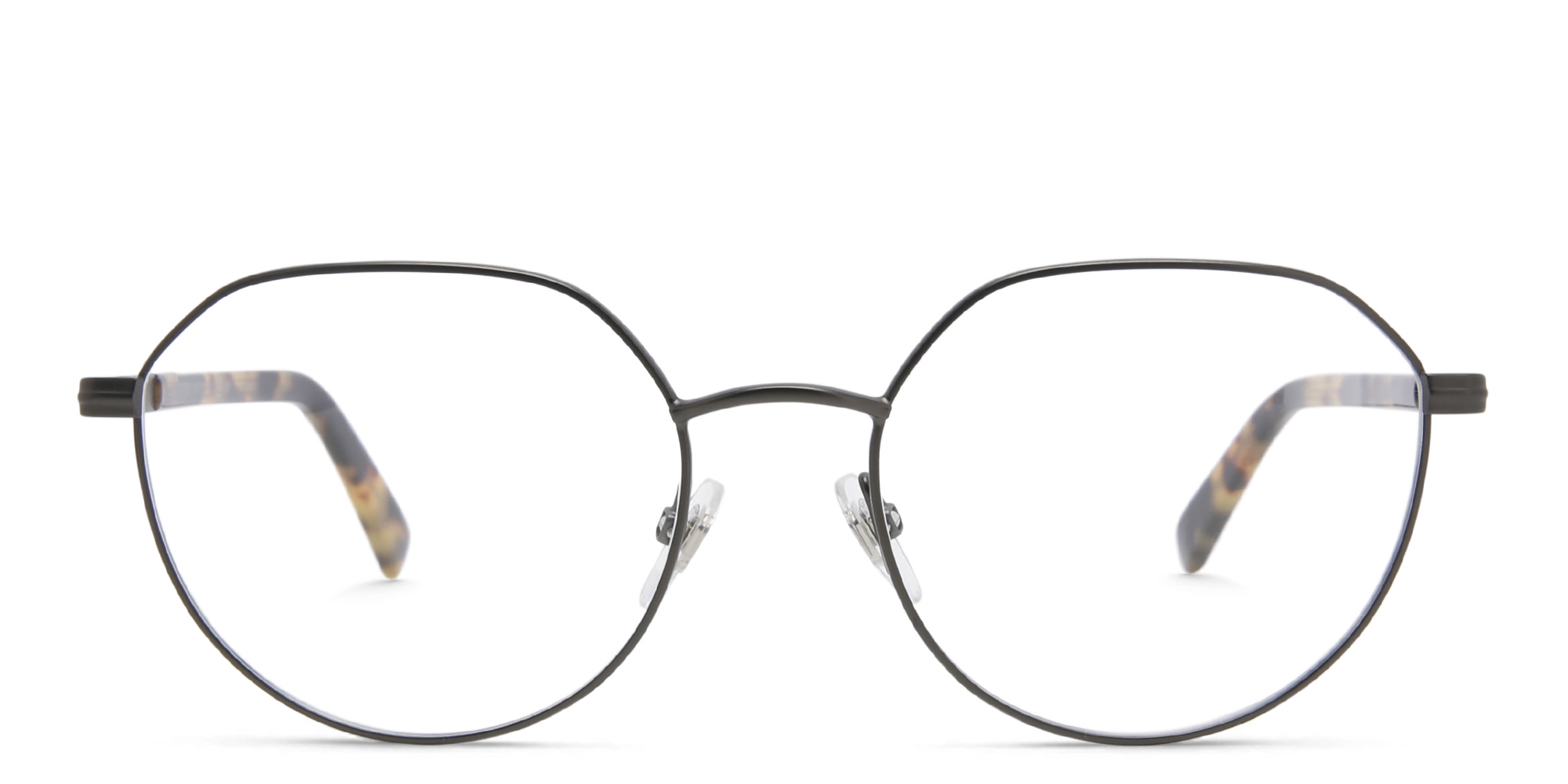 EYE'M Round Eyeglasses in Gunmetal – Product Photo 1