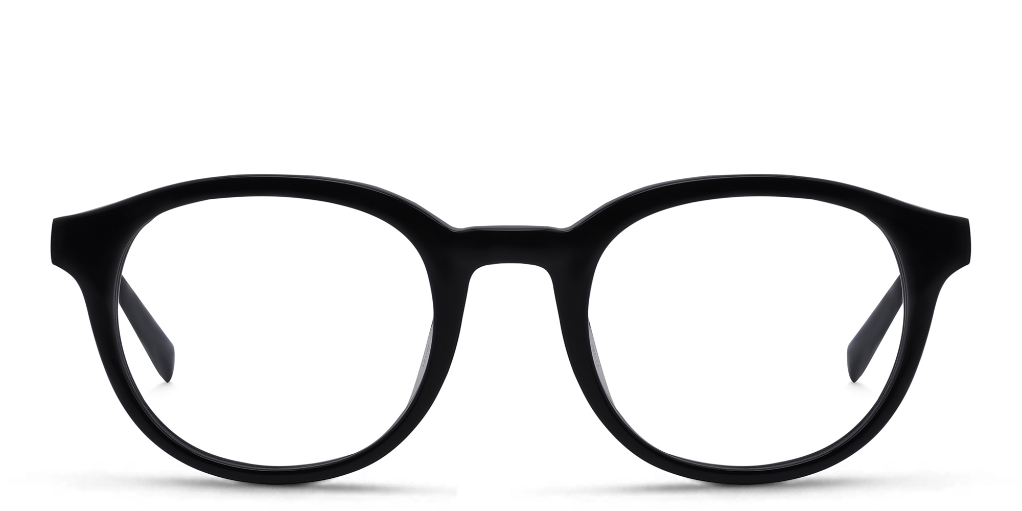 EYE'M Round Eyeglasses in Black – Product Photo 1
