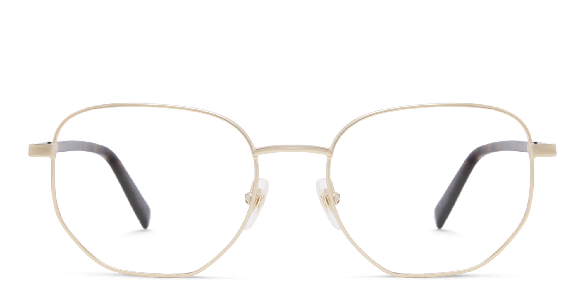 EYE'M Irregular Eyeglasses in Gold – Product Photo 1