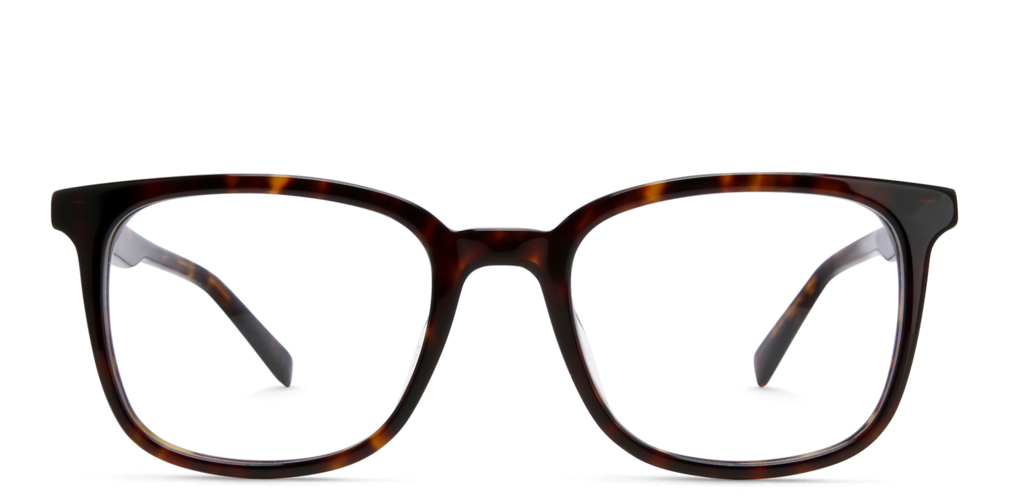 EYE'M Square Eyeglasses in Havana – Product Photo 1