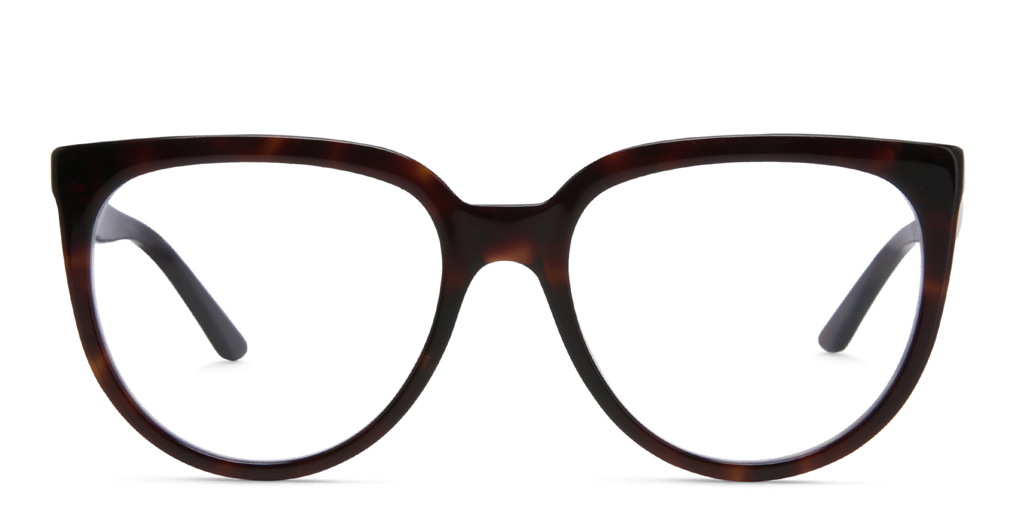 EYE'M Round Eyeglasses in Havana – Product Photo 1