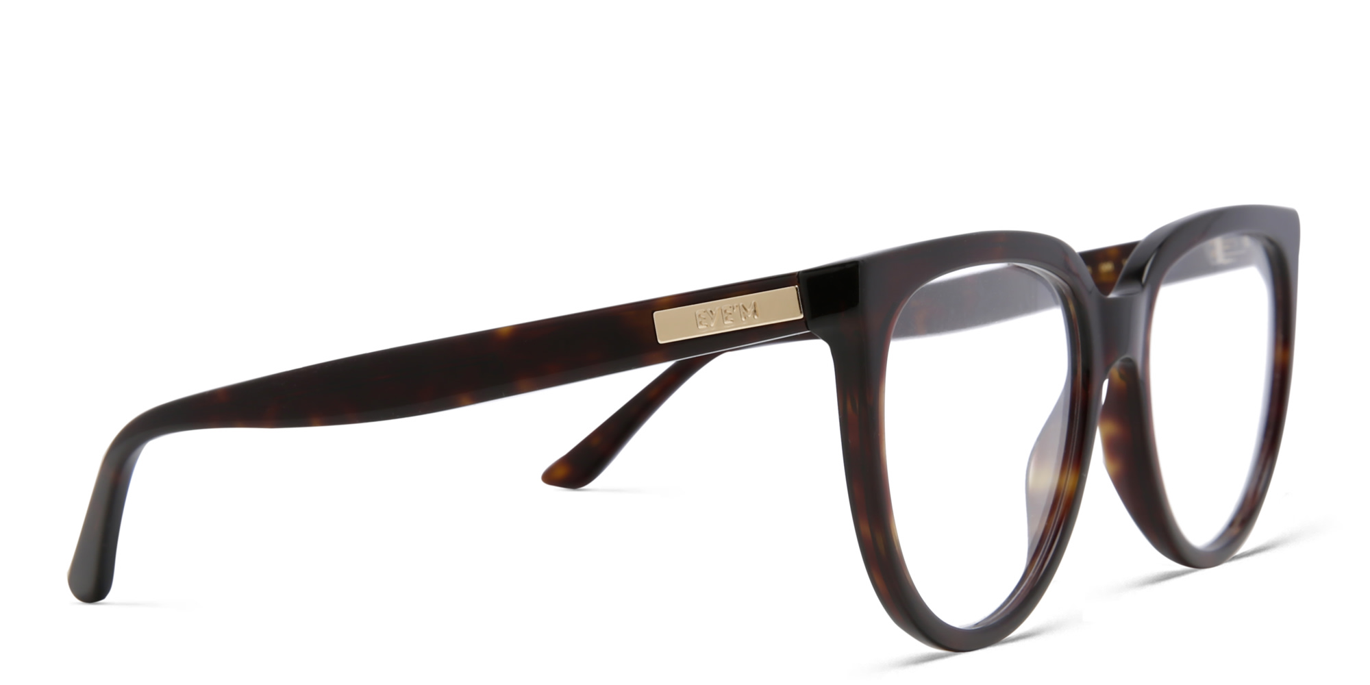 EYE'M Round Eyeglasses in Havana – Product Photo 3