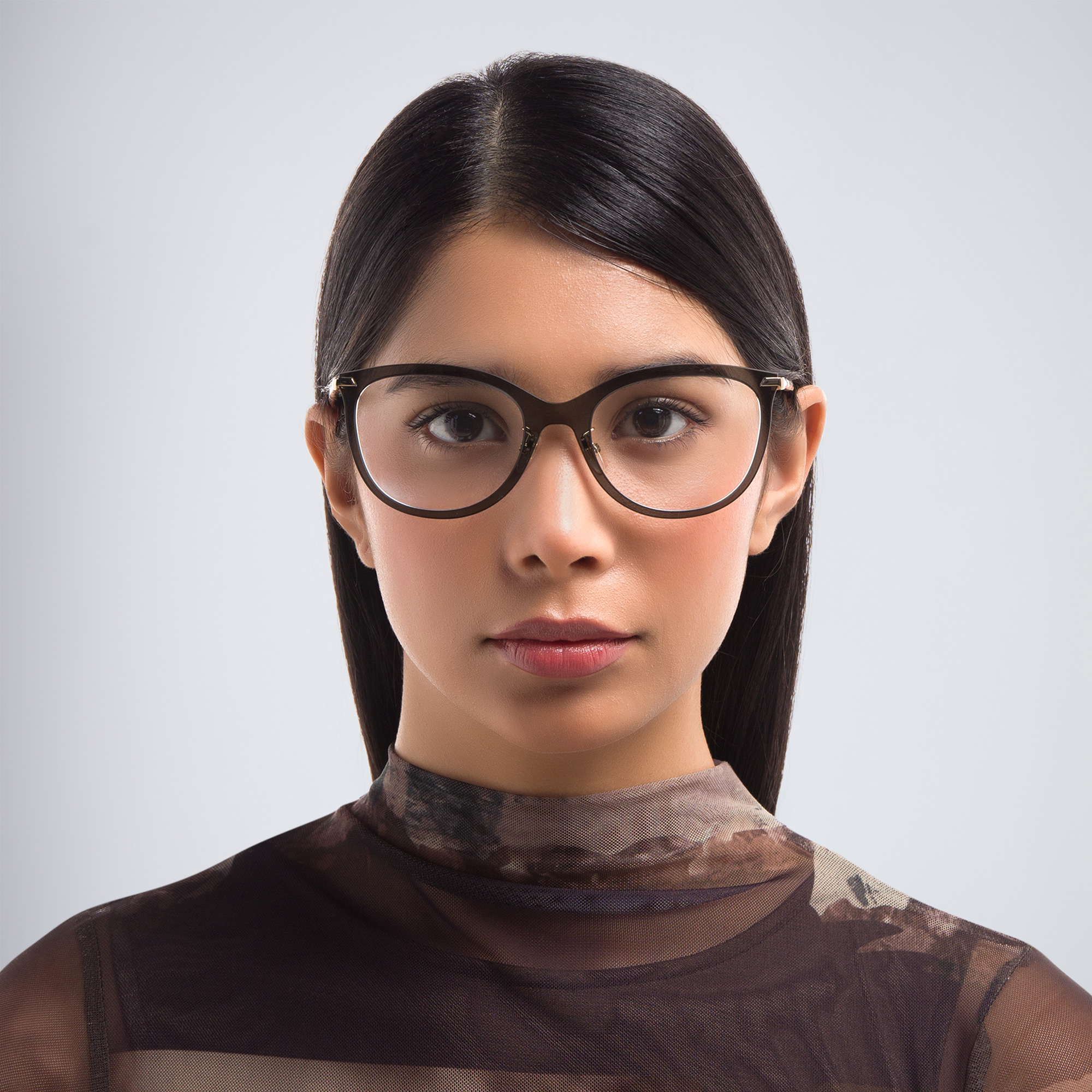 تسوق نظارة طبية بإطار كات آي EYE'M بلون رمادي أونلاين.