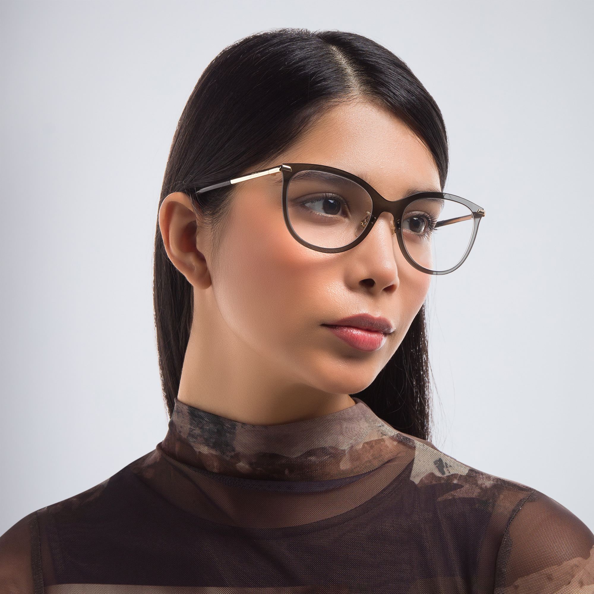 تسوق نظارة طبية بإطار كات آي EYE'M بلون رمادي أونلاين.