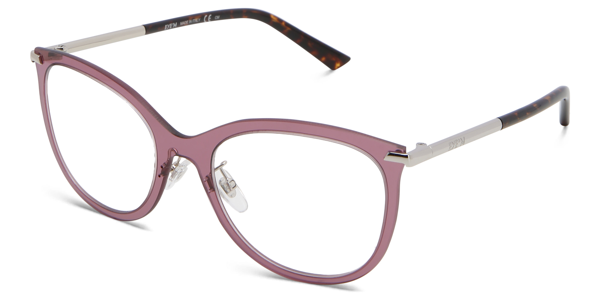 Shop EYE'M Cat Eye Eyeglasses in Pink online.