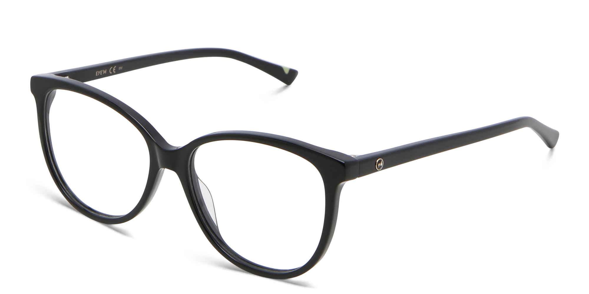 EYE'M Cat Eye Eyeglasses in Black – Product Photo 2