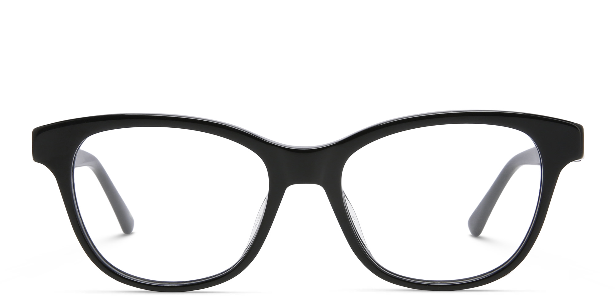 EYE'M Square Eyeglasses in Black – Product Photo 1