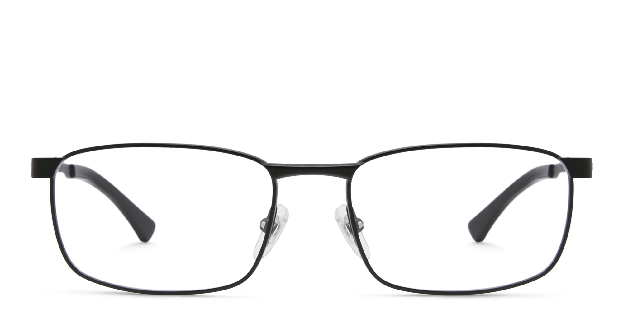 EYE'M Rectangle Eyeglasses in Black – Product Photo 1