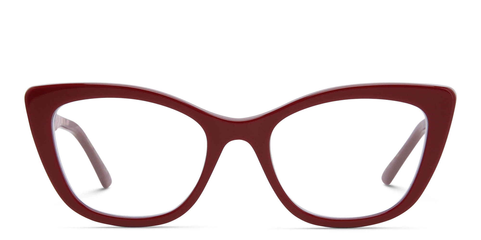EYE'M Cat Eye Eyeglasses in Red – Product Photo 1
