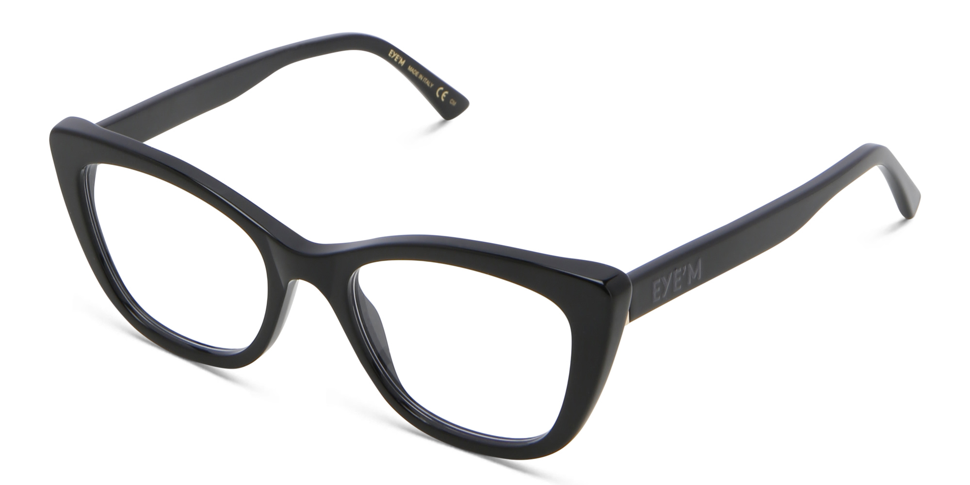 Shop EYE'M Cat Eye Eyeglasses in Black online.