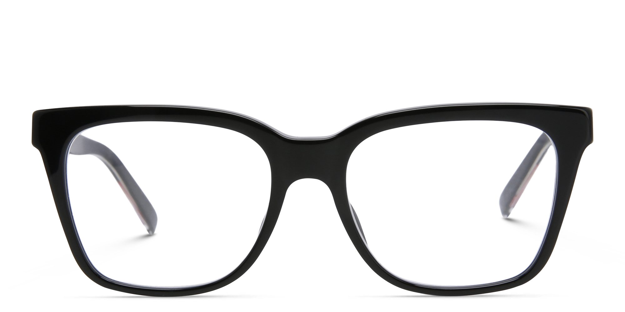 Shop EYE'M Square Eyeglasses in Black online.