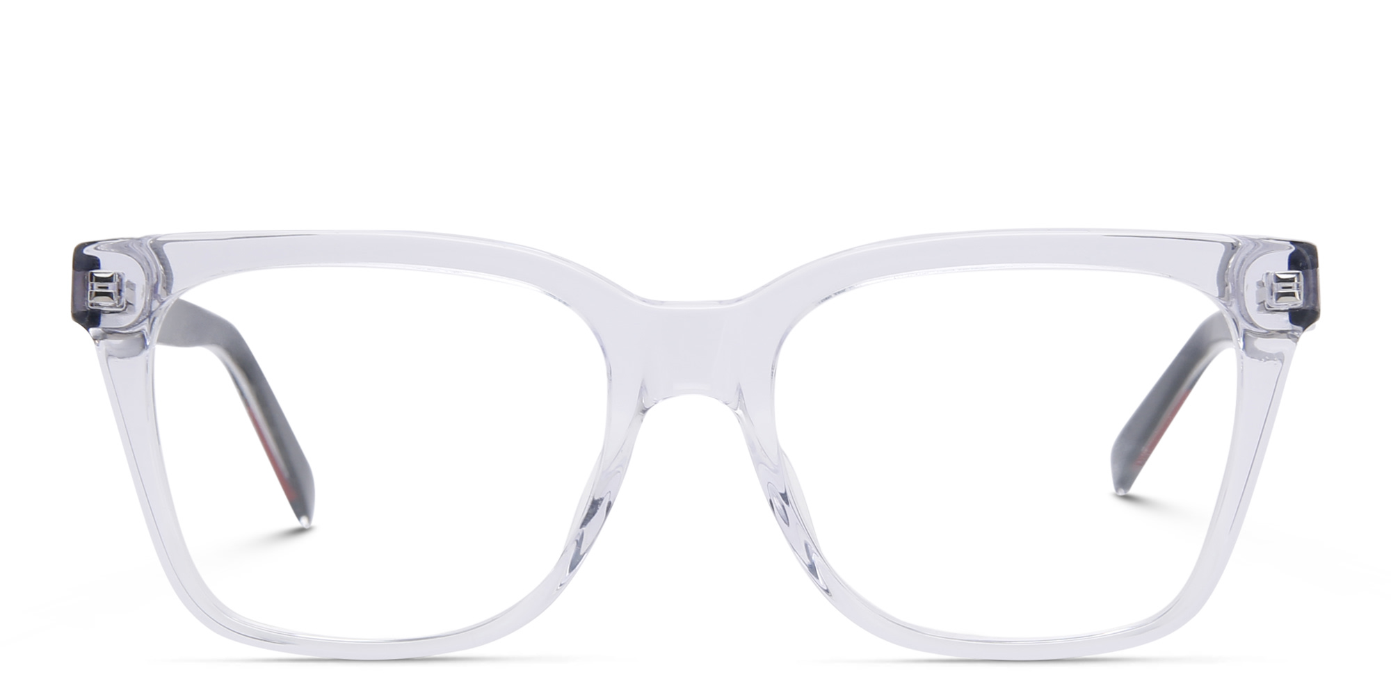 EYE'M Square Eyeglasses in Clear – Product Photo 1