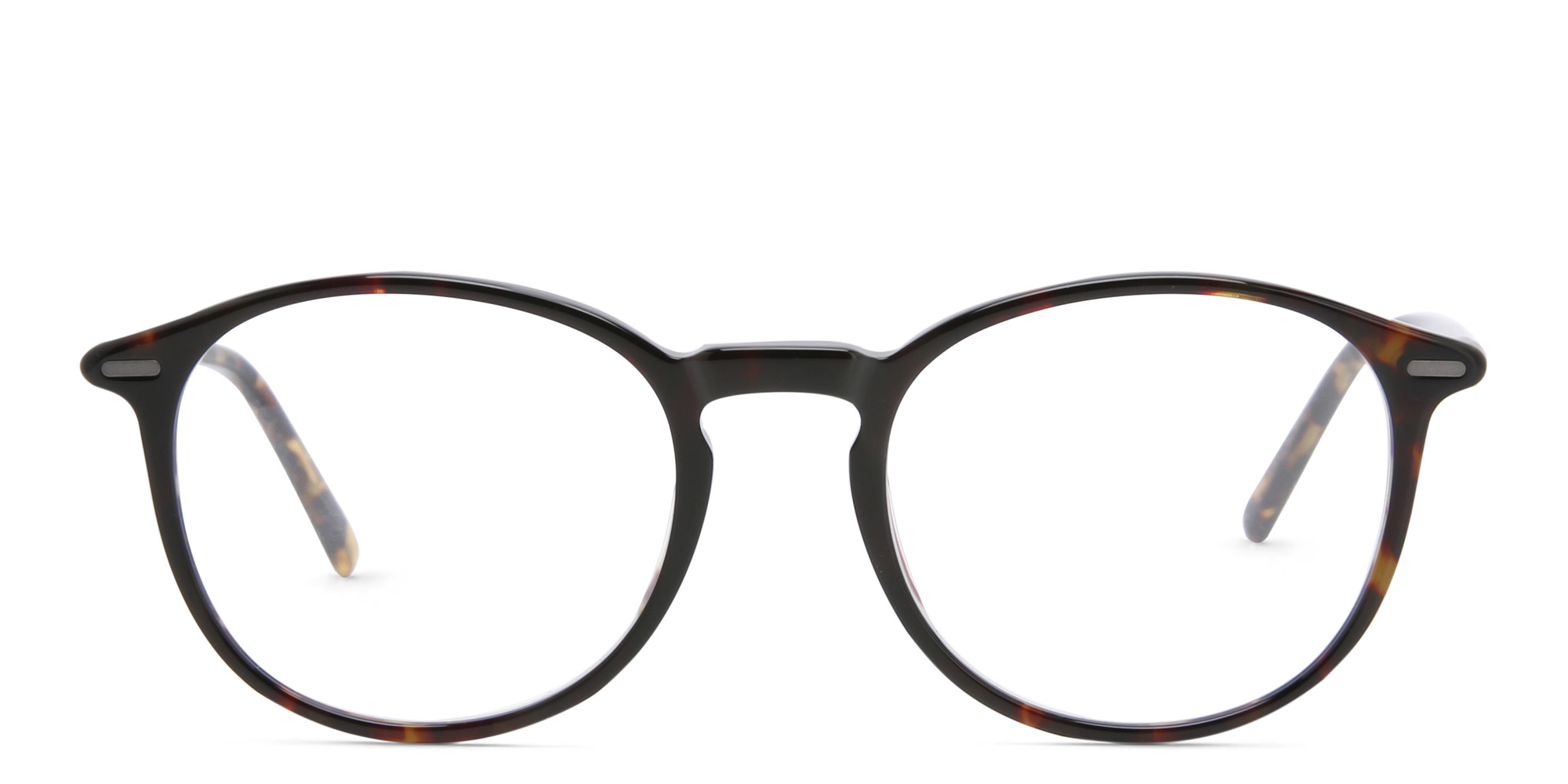 EYE'M Round Eyeglasses in Havana – Product Photo 1
