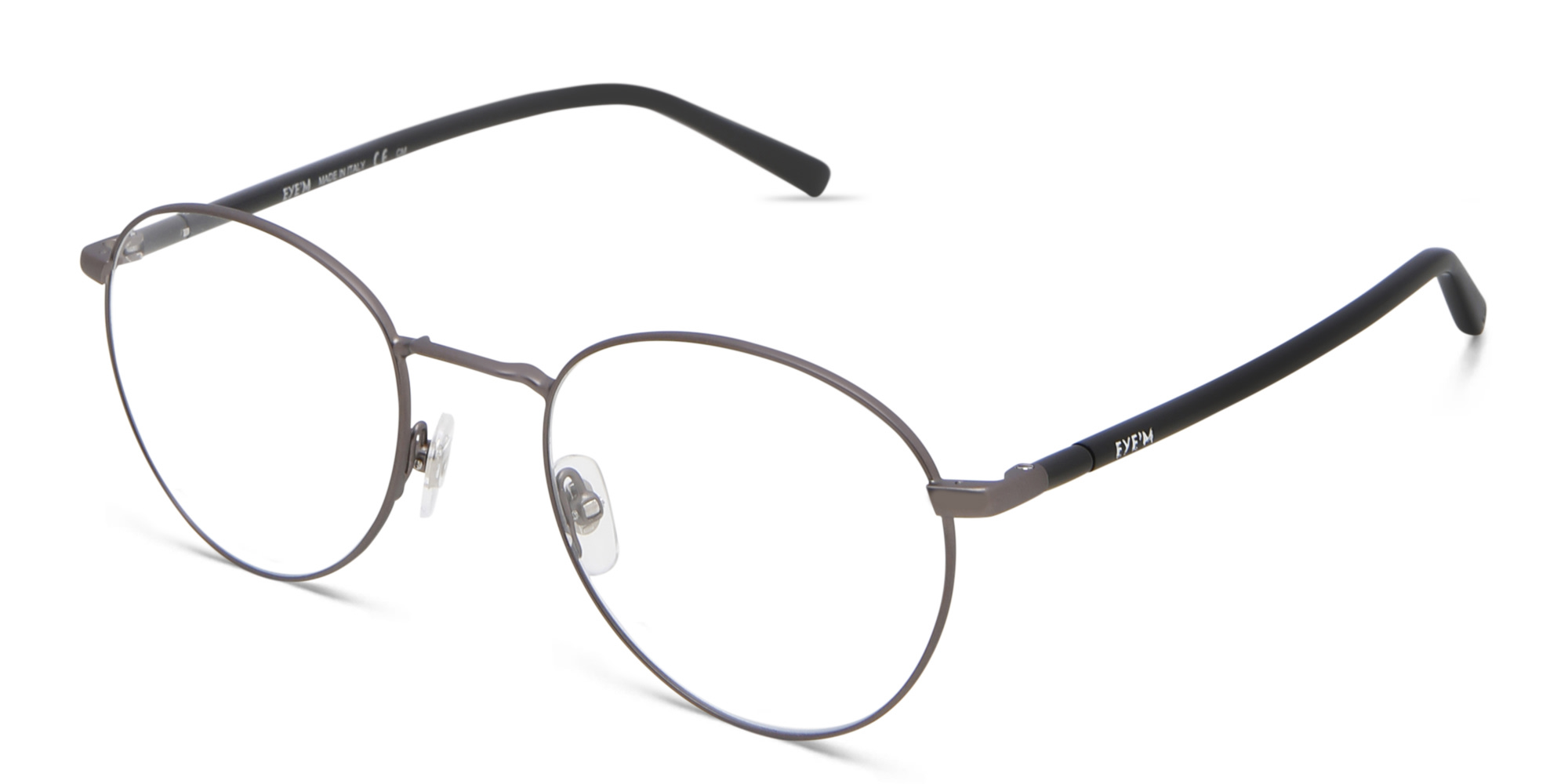 Shop EYE'M Round Eyeglasses in Gunmetal online.