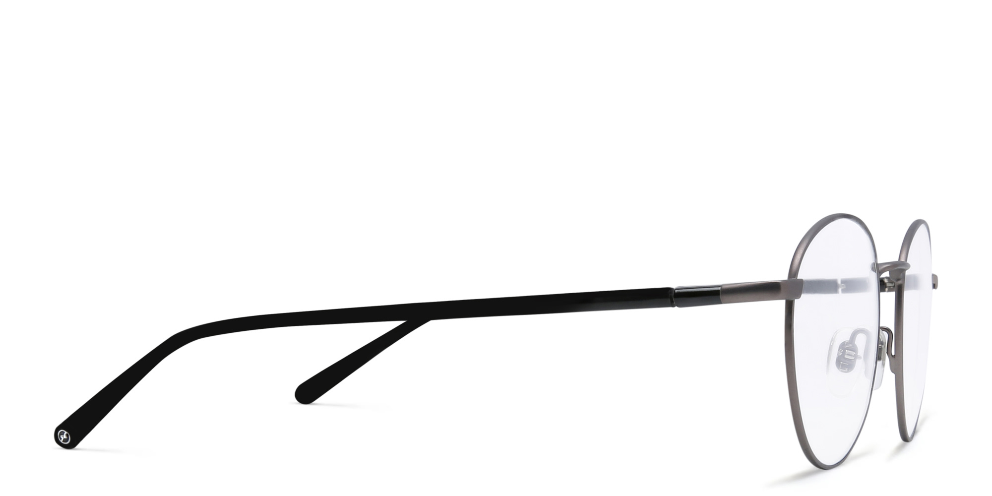 Shop EYE'M Round Eyeglasses in Gunmetal online.