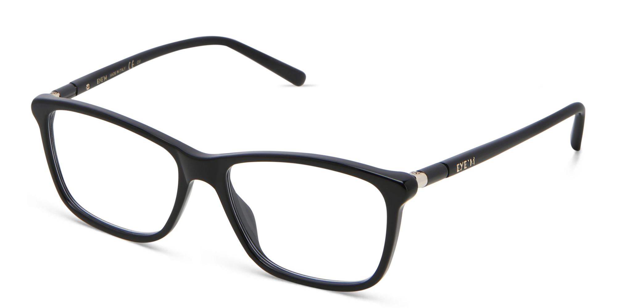 Shop EYE'M Rectangle Eyeglasses in Black online.