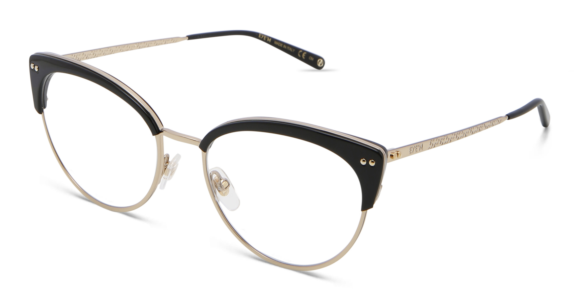 Shop EYE'M Cat Eye Eyeglasses in Black online.