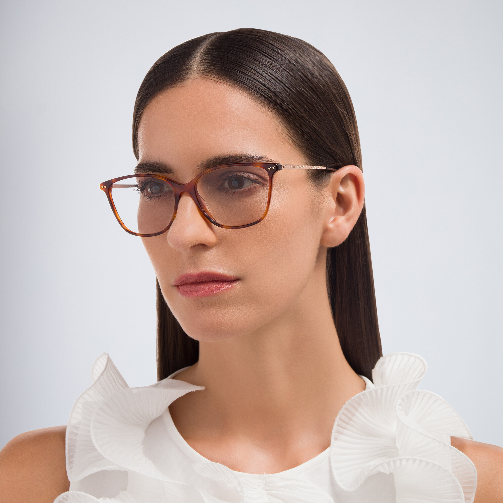 Shop EYE'M Square Eyeglasses in Havana online.