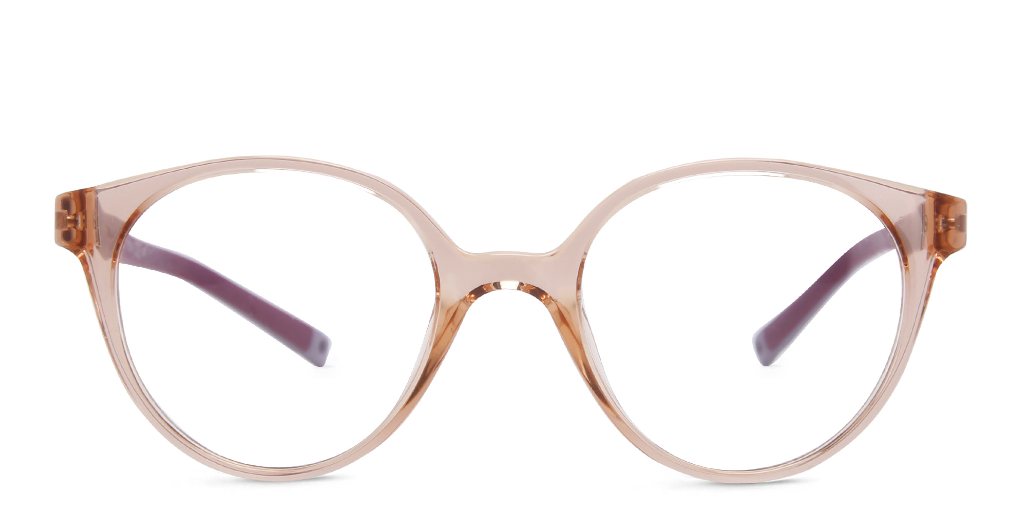 EYE'M Kids Round Eyeglasses in Pink – Product Photo 1