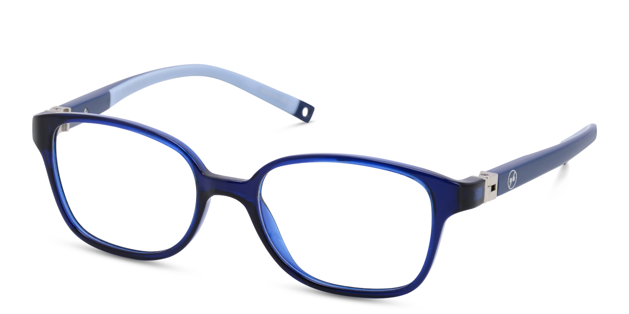 Shop EYE'M Kids Rectangle Eyeglasses in Dark Blue online.