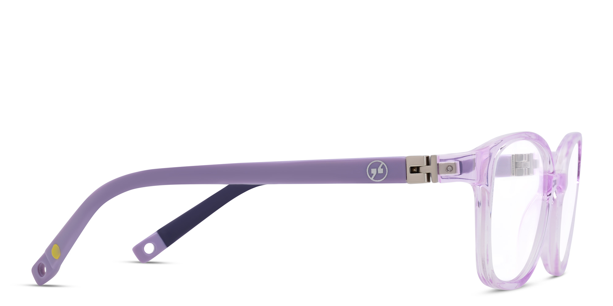 EYE'M Kids Rectangle Eyeglasses in Purple – Product Photo 3