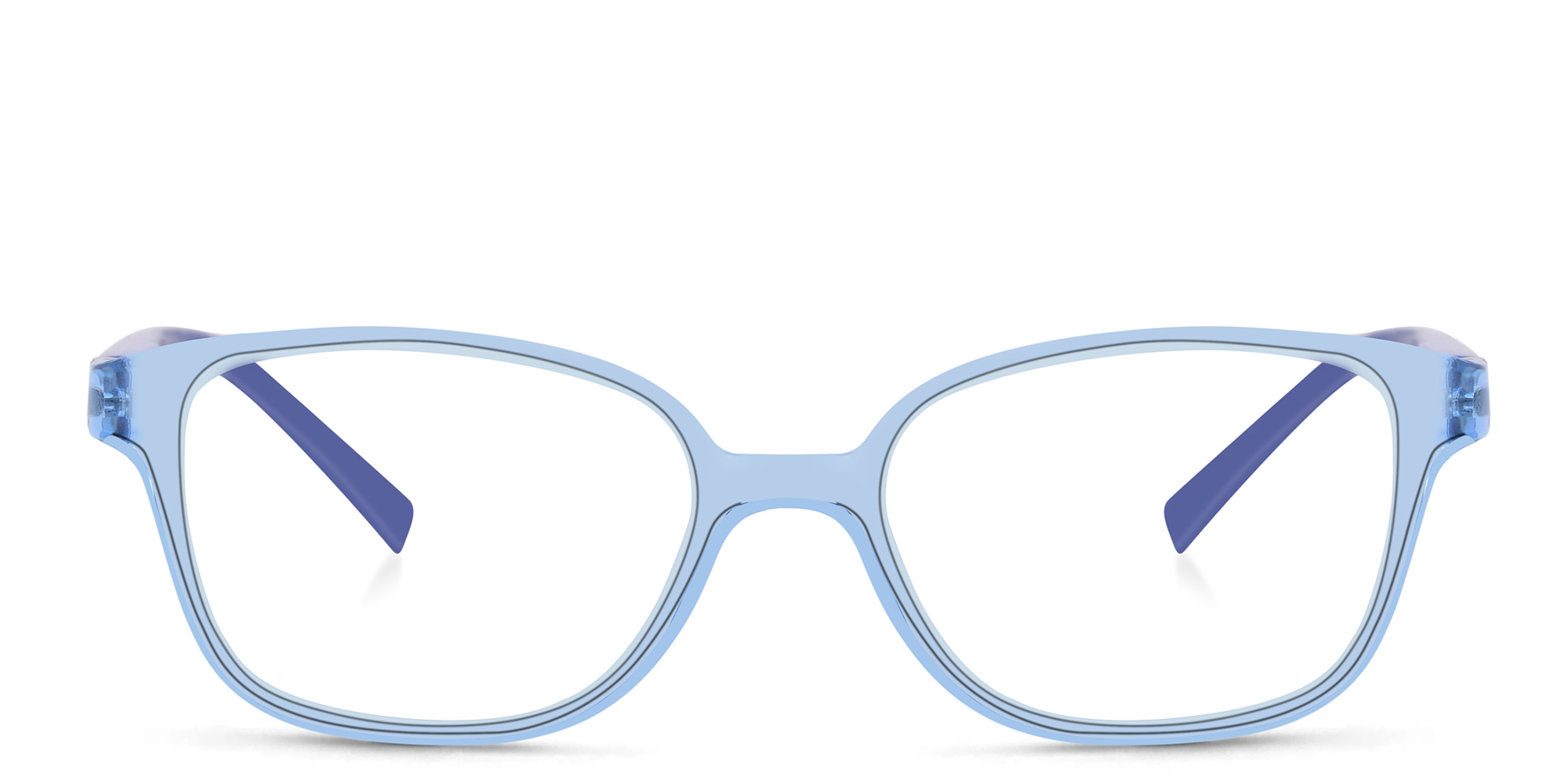 Shop EYE'M Kids Rectangle Eyeglasses in Light Blue online.