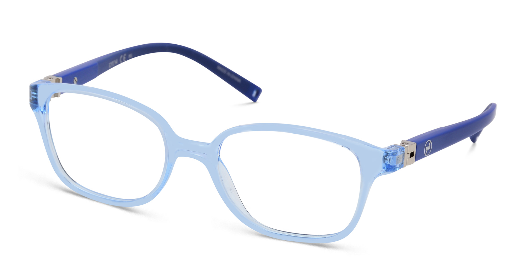 Shop EYE'M Kids Rectangle Eyeglasses in Light Blue online.