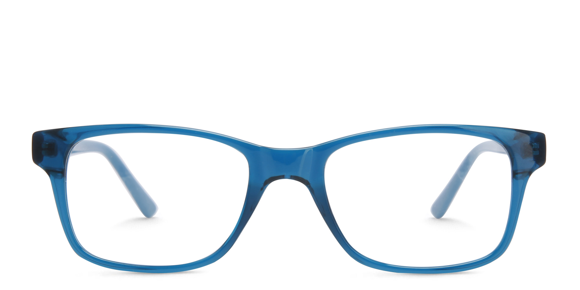EYE'M Kids Rectangle Eyeglasses in Blue – Product Photo 1